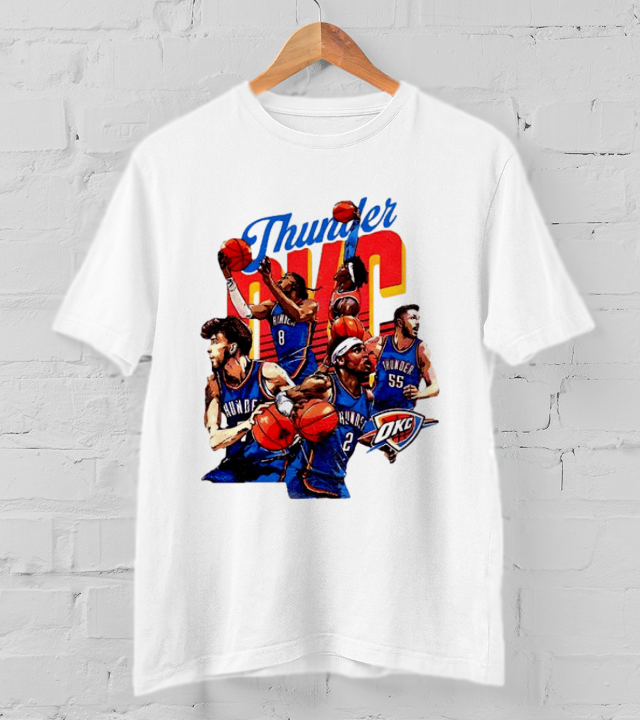 Thunder OKC Shai Gilgeous Chet Holmgren Williams Oklahoma City Basketball NBA 2026 T-Shirt