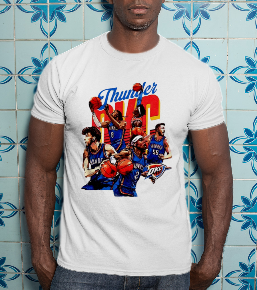 Thunder OKC Shai Gilgeous Chet Holmgren Williams Oklahoma City Basketball NBA 2026 T-Shirt