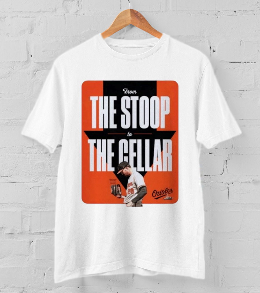 Orioles From The Stoop To The Cellar Trevor Rogers 28 T-Shirt