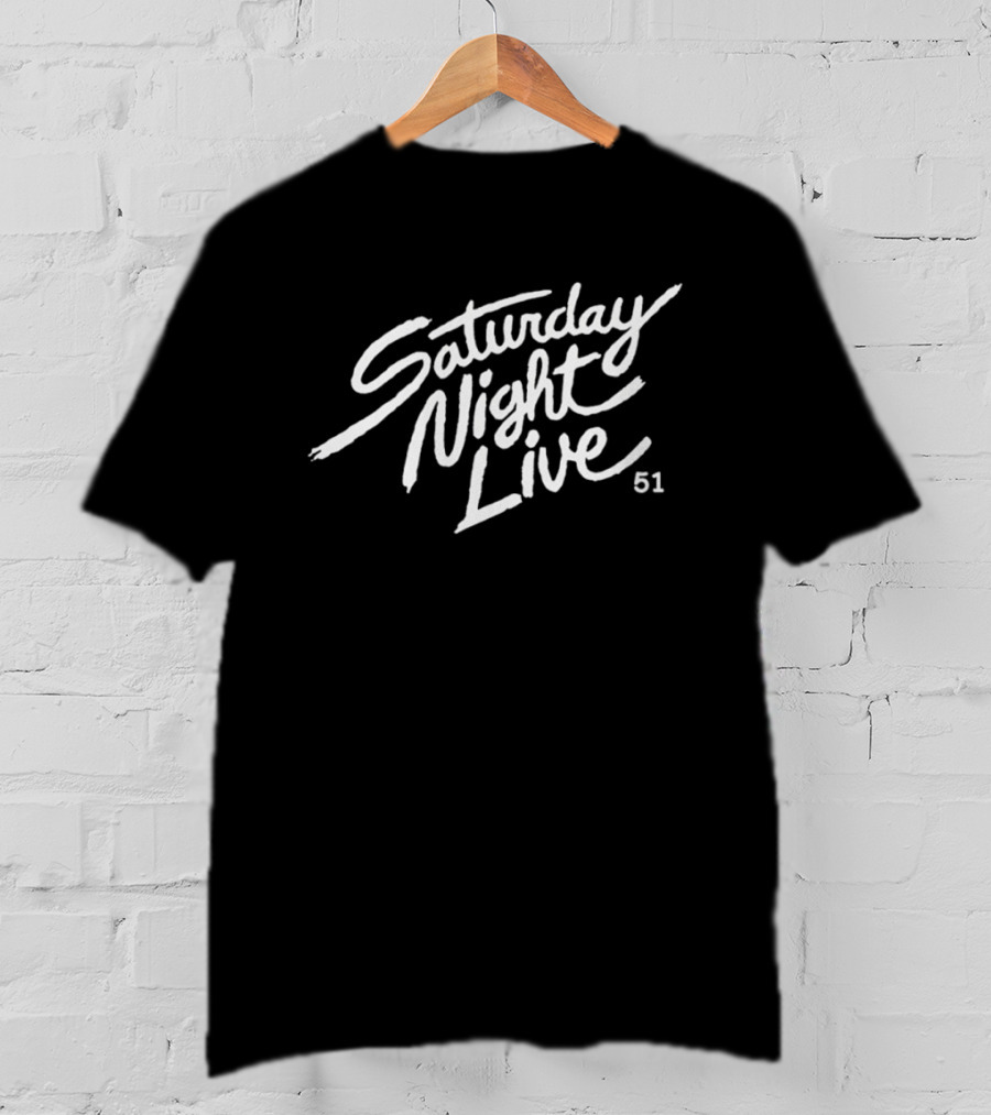 Saturday Night Live 51 Vintage Script T-Shirt