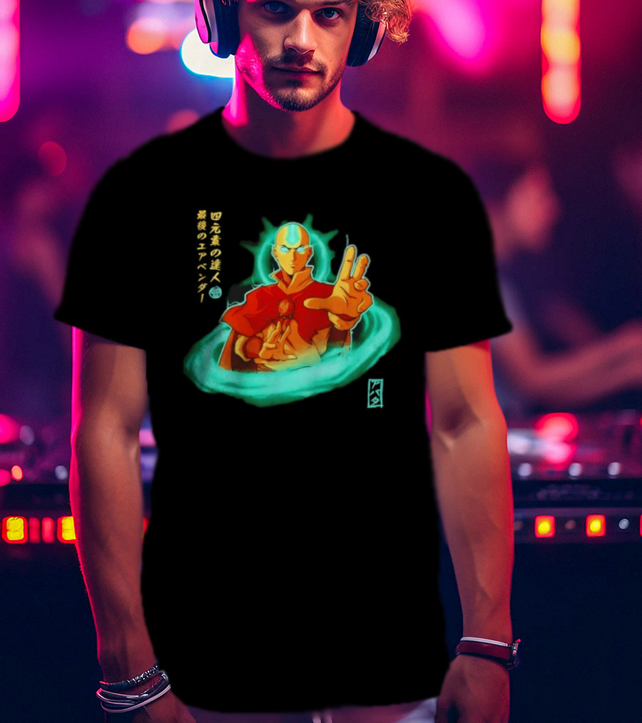 Avatar The Last Airbender Aang Master Of The Four T-Shirt
