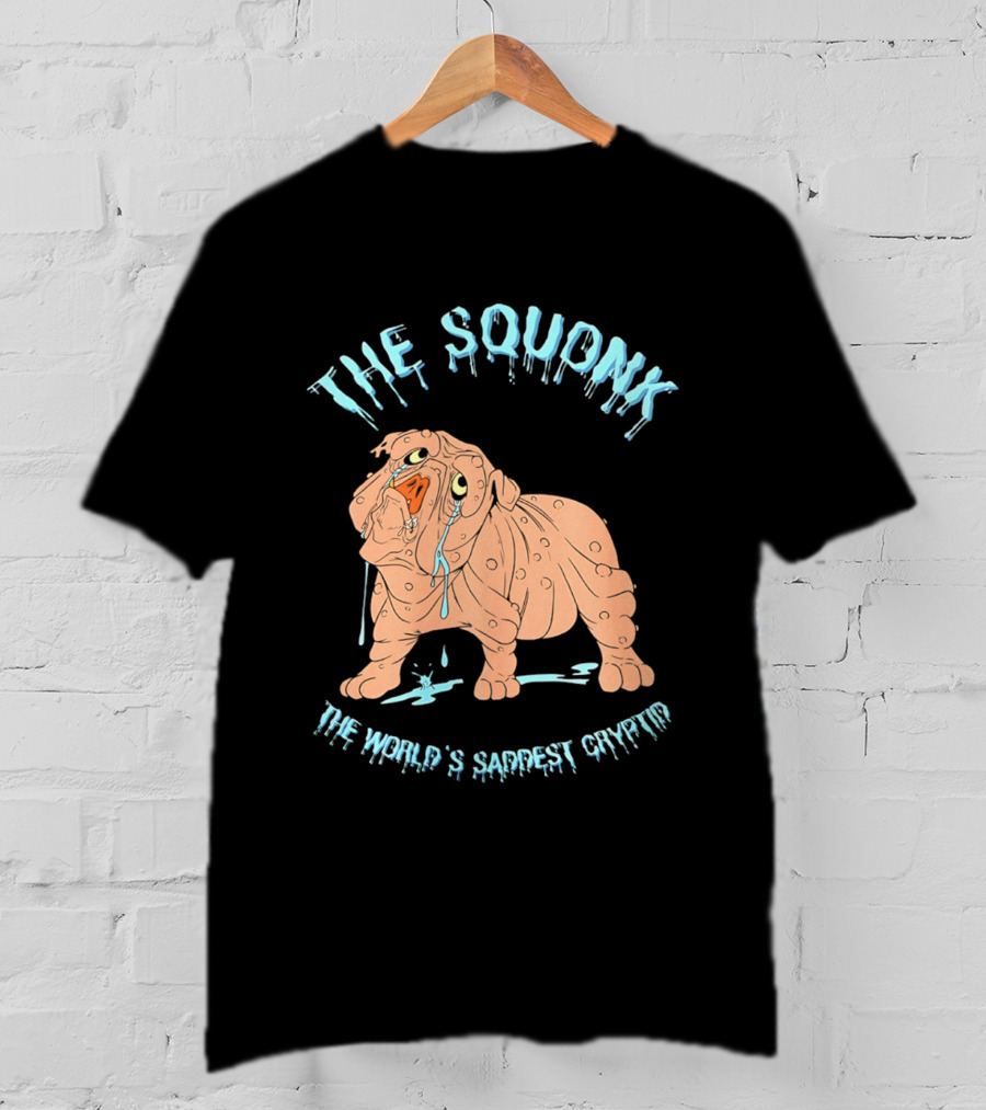The Squonk World's Saddest Cryptid Dripping T-Shirt