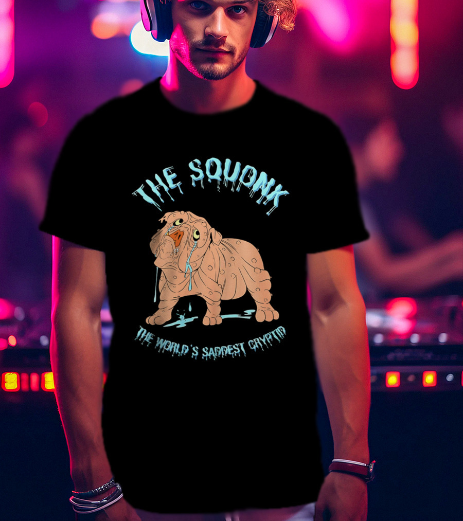 The Squonk World's Saddest Cryptid Dripping T-Shirt