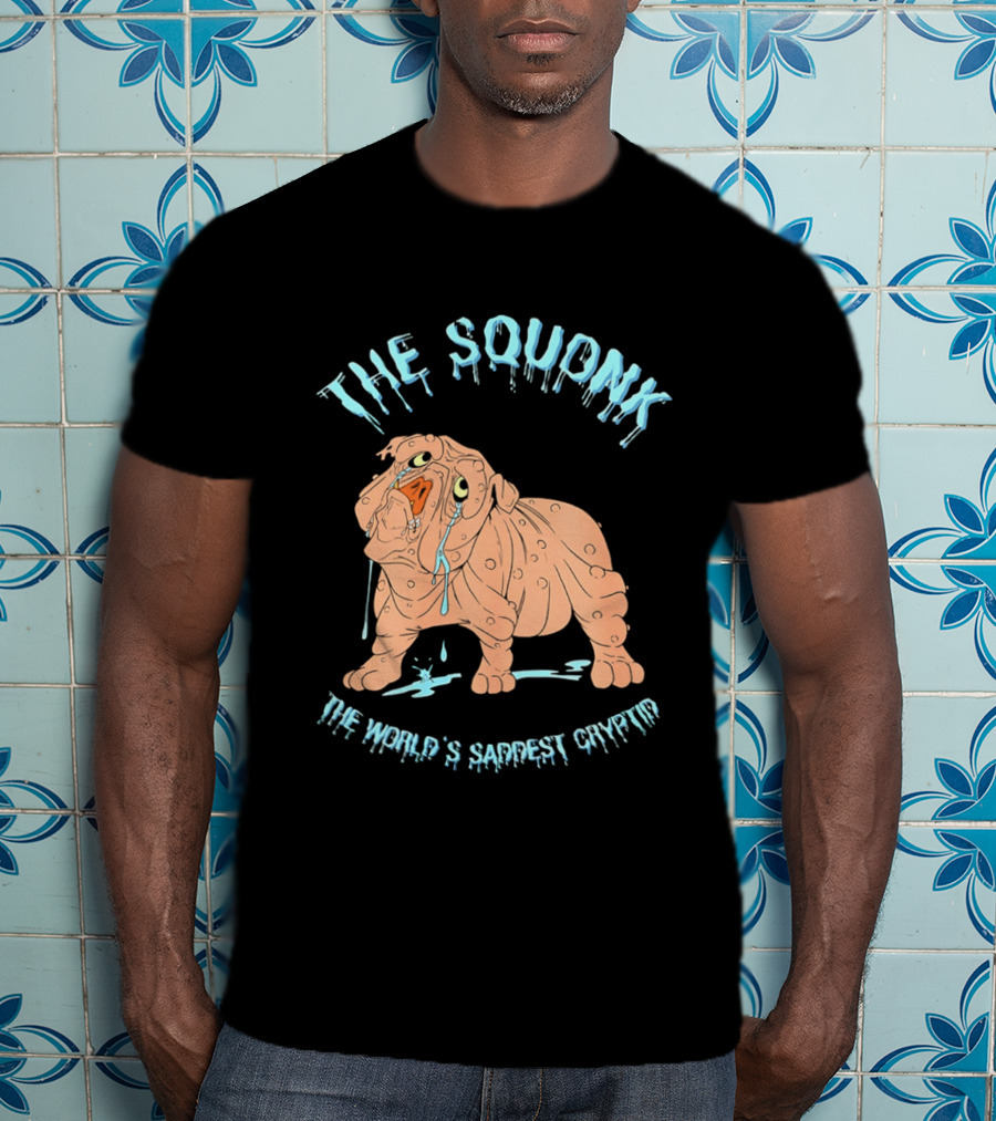 The Squonk World's Saddest Cryptid Dripping T-Shirt