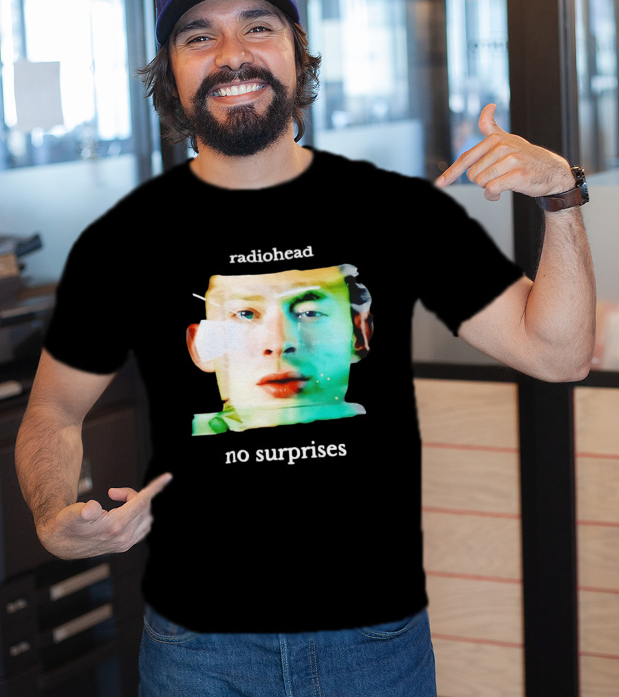 Radiohead No Surprises Thom Yorke Watercolor T-Shirt