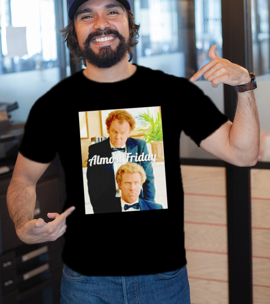 Almost Friday Will Ferrell John C. Reilly Interview Image T-Shirt