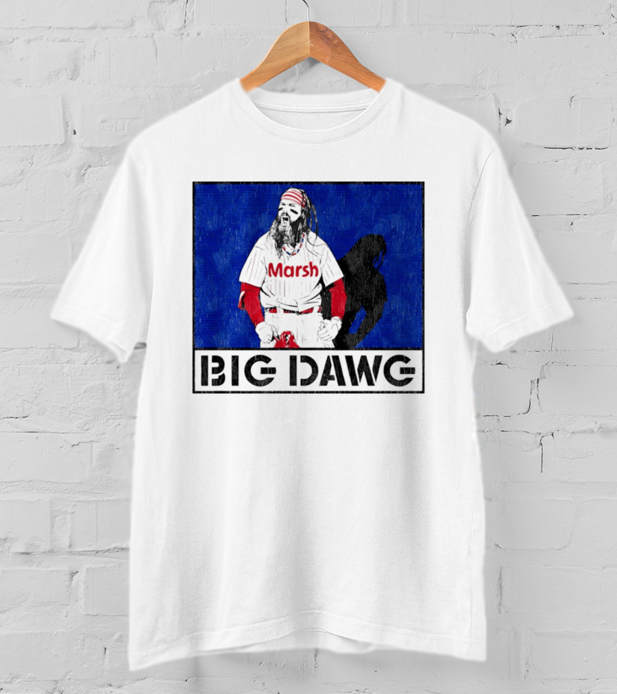 Brandon Marsh Philadelphia Phillies Big Dawg Marsh Baseball Player Image T-Shirt