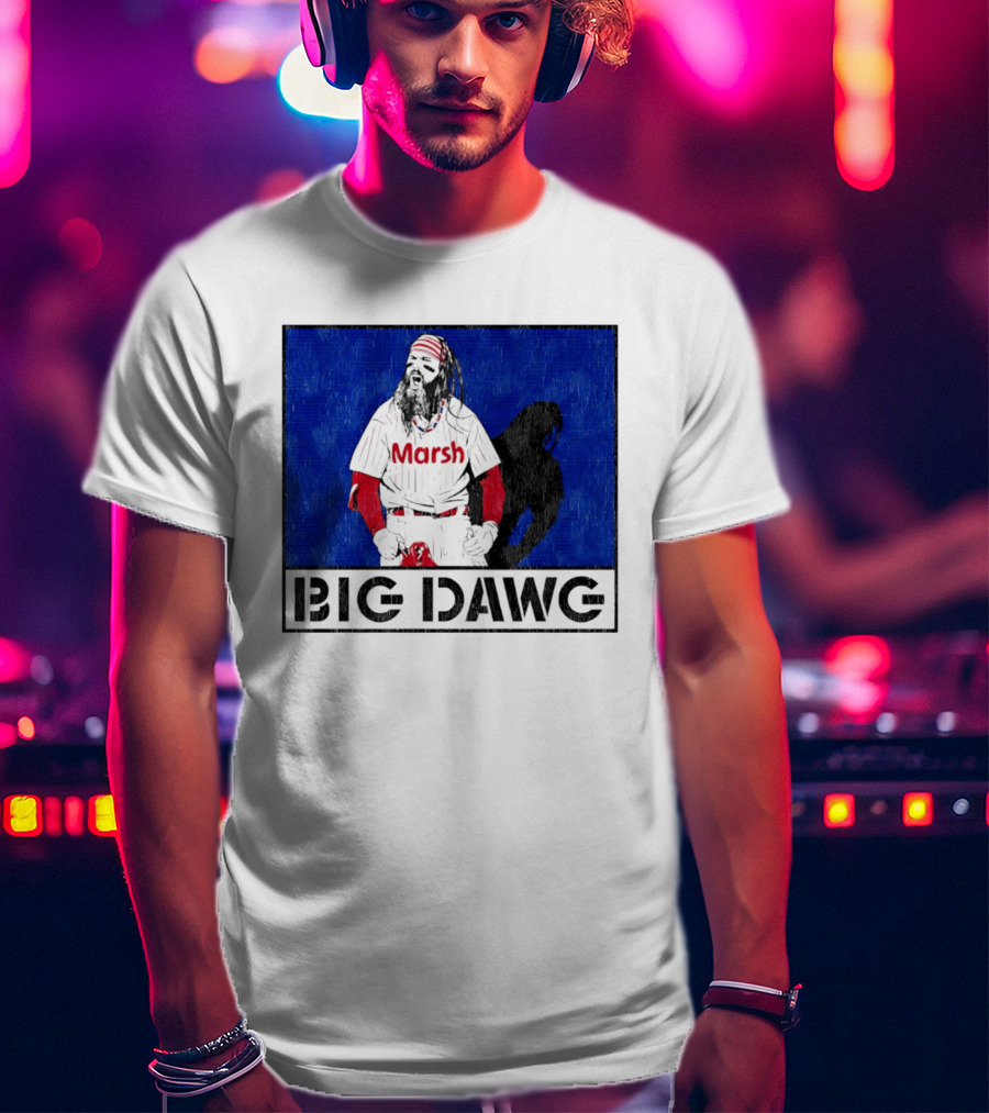 Brandon Marsh Philadelphia Phillies Big Dawg Marsh Baseball Player Image T-Shirt