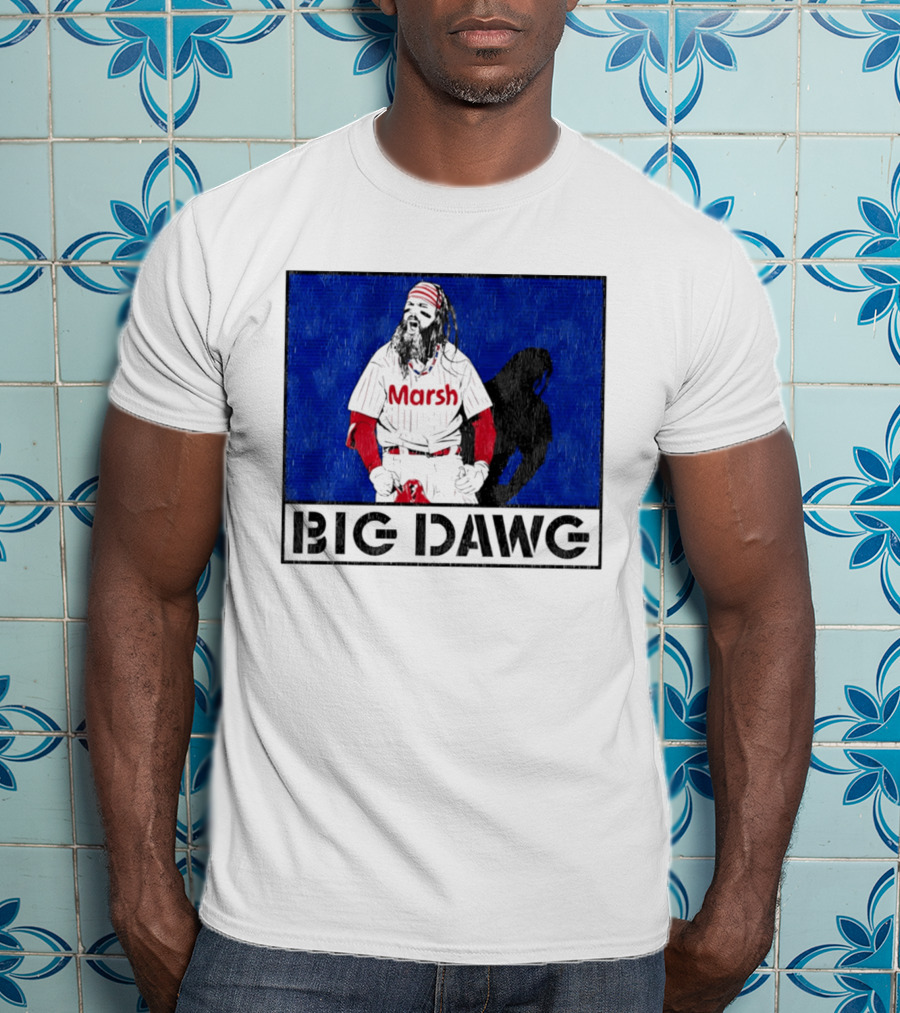 Brandon Marsh Philadelphia Phillies Big Dawg Marsh Baseball Player Image T-Shirt