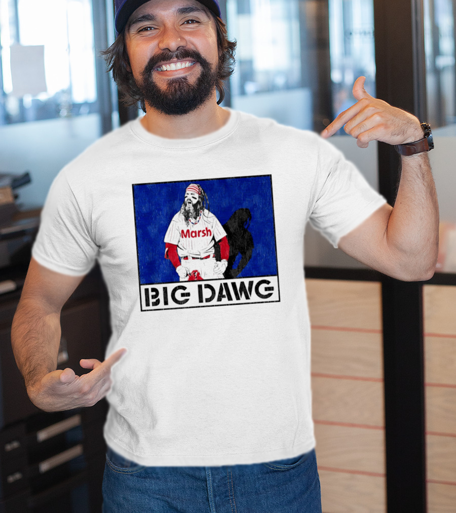 Brandon Marsh Philadelphia Phillies Big Dawg Marsh Baseball Player Image T-Shirt
