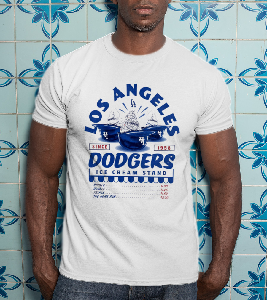 Los Angeles Dodgers Ice Cream Stand Since 1958 LA T-Shirt