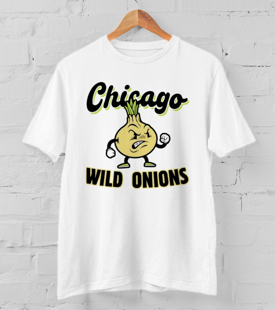 Chicago Wild Onions Angry Cartoon T-Shirt