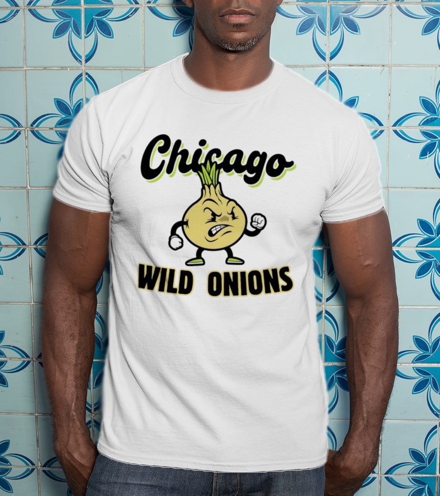 Chicago Wild Onions Angry Cartoon T-Shirt