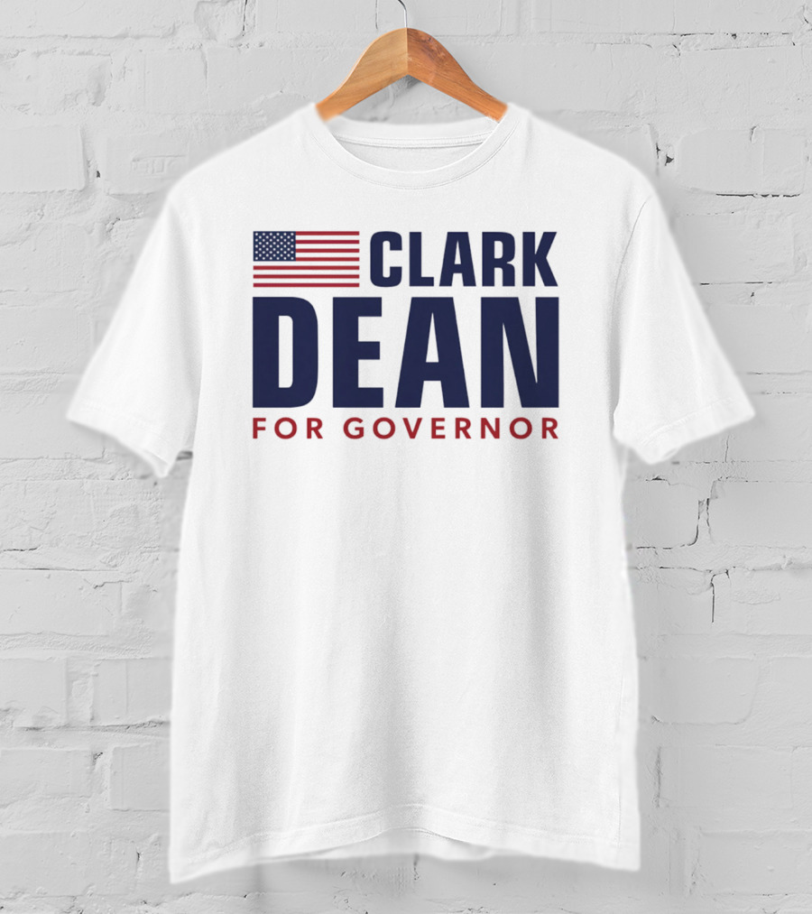 Clark Dean For Governor 2026 American Flag T-Shirt