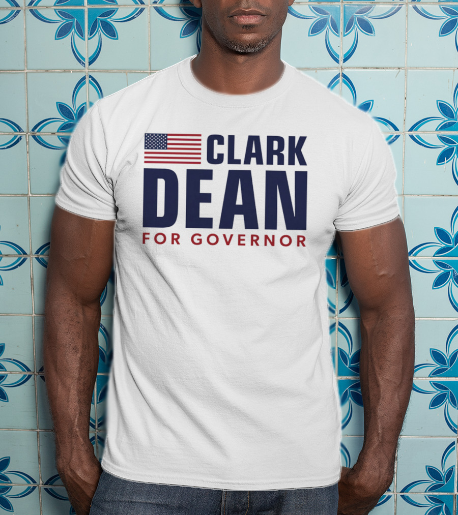 Clark Dean For Governor 2026 American Flag T-Shirt