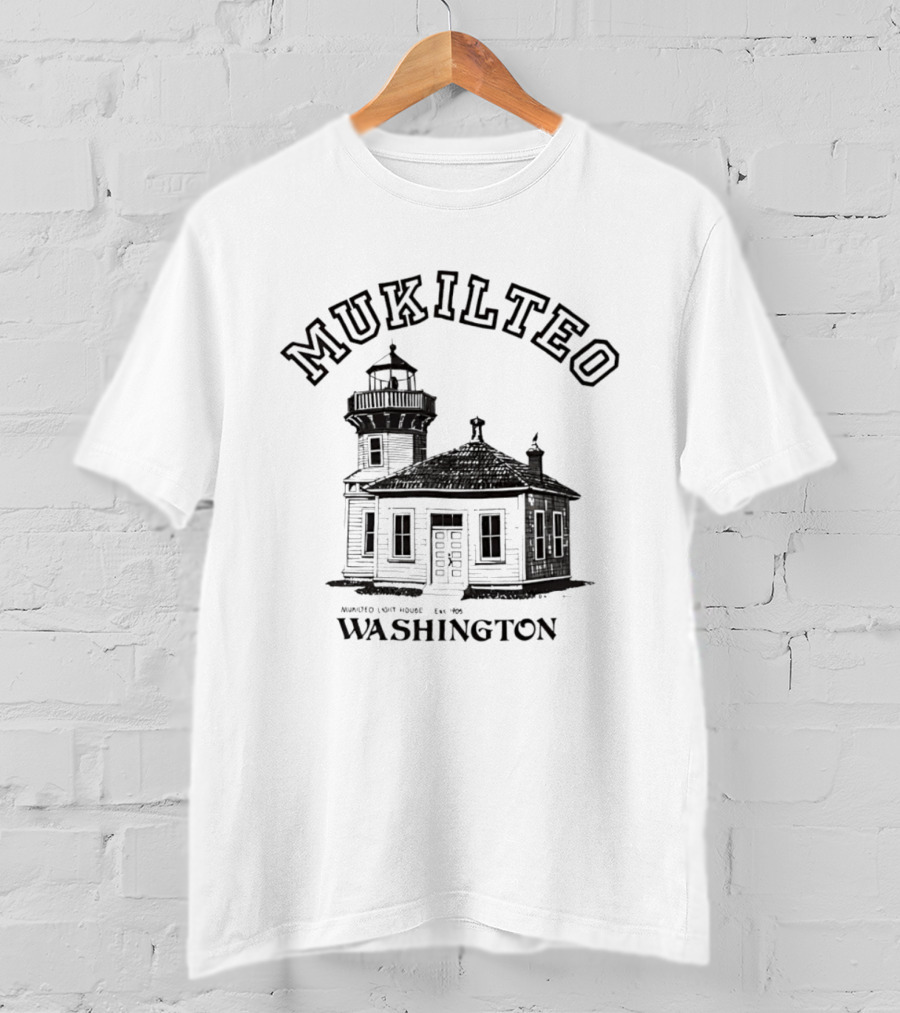 Mukilteo Lighthouse Est 1906 Washington T-Shirt