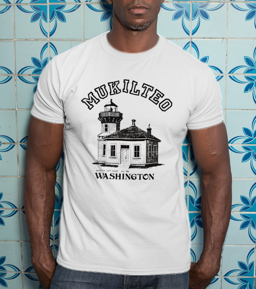 Mukilteo Lighthouse Est 1906 Washington T-Shirt