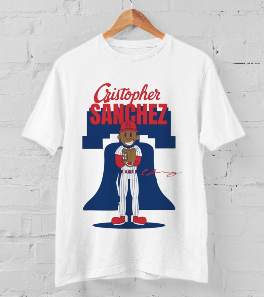 Cristopher Sanchez Phillies Cartoon Toddler 61 T-Shirt