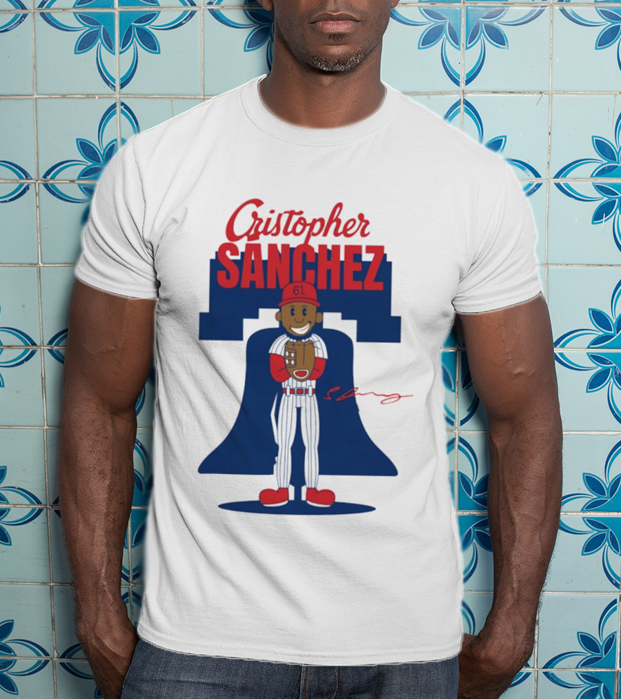Cristopher Sanchez Phillies Cartoon Toddler 61 T-Shirt