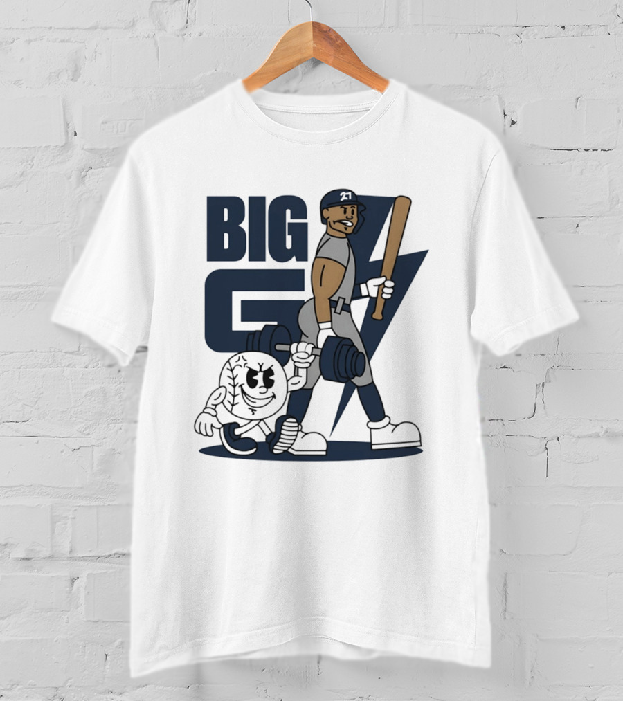 Giancarlo Stanton Big G Cartoon New York Yankees Baseball Star T-Shirt