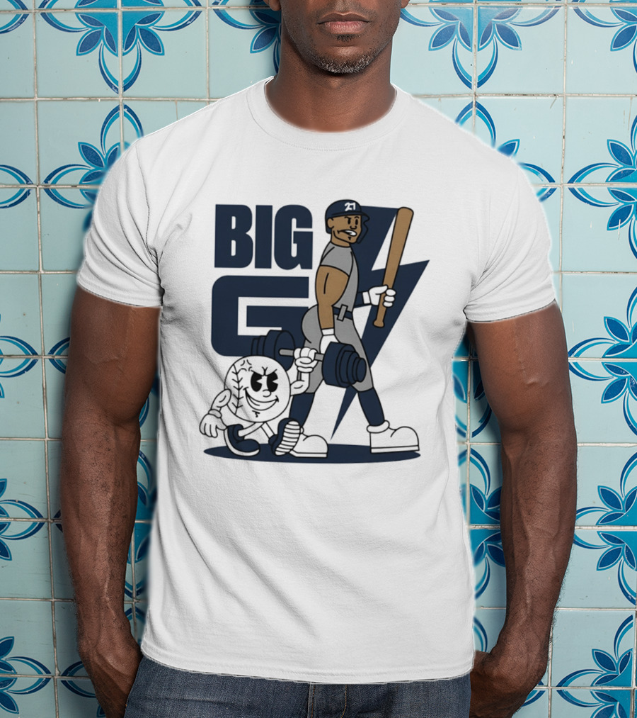 Giancarlo Stanton Big G Cartoon New York Yankees Baseball Star T-Shirt