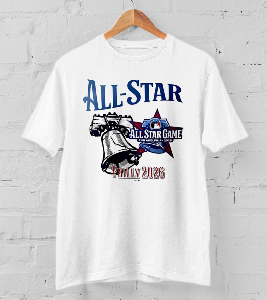 Philadelphia Phillies All Star Game Philly 2026 Liberty Bell T-Shirt