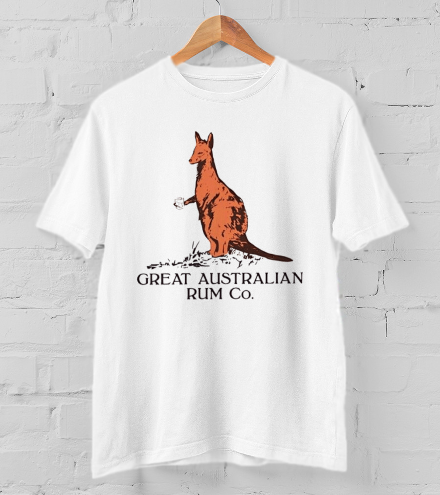 Kangaroo Great Australian Rum Co Authentic T-Shirt