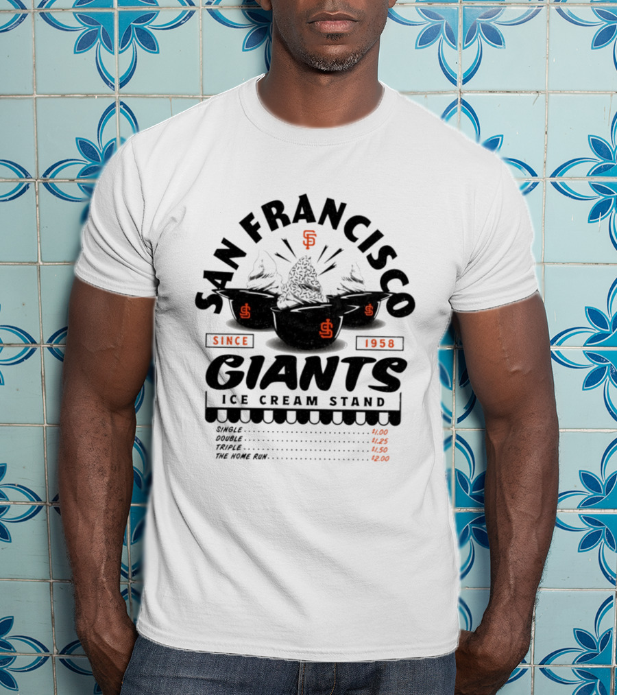 San Francisco Giants Ice Cream Stand Since 1958 T-Shirt