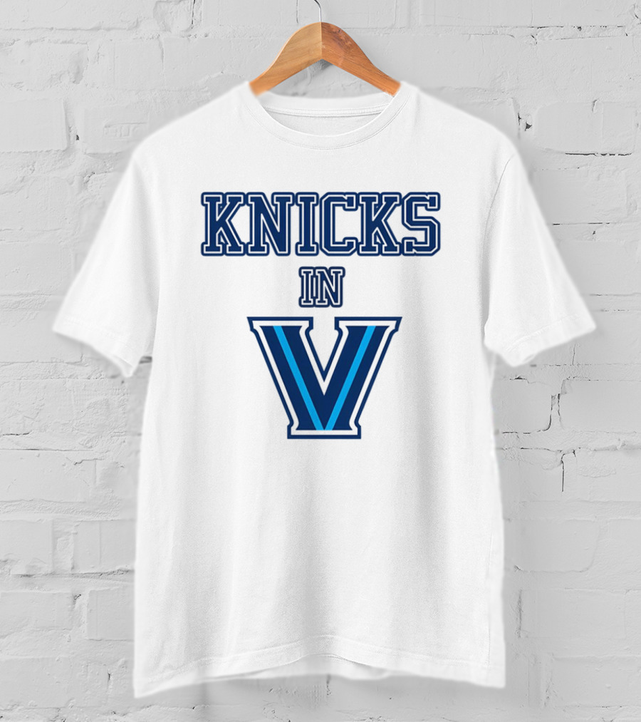 Knicks In Villanova Inspired Crossover Fan T-Shirt