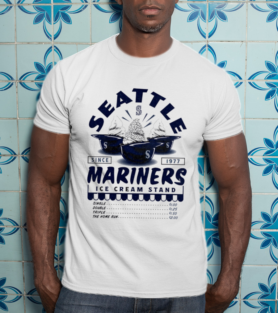 Seattle Mariners Since 1977 Ice Cream Stand Mariners T-Shirt