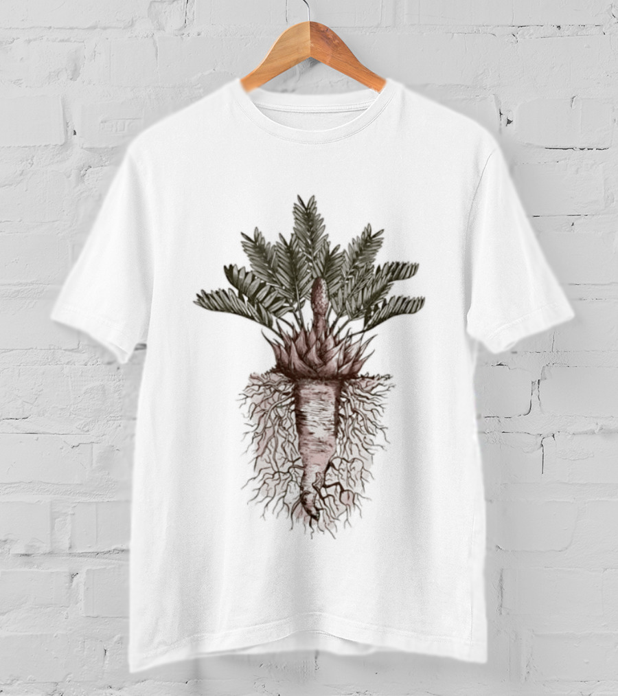 Fern Botanical Detailed Illustration Foliage T-Shirt