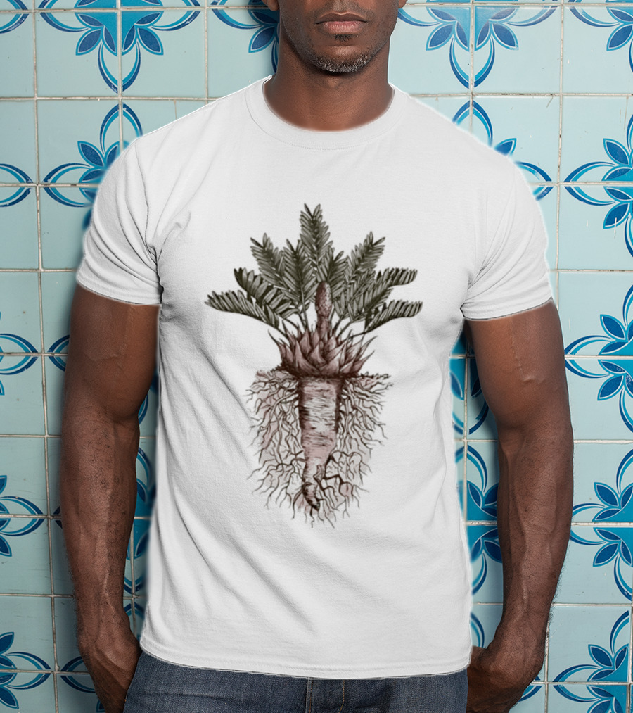Fern Botanical Detailed Illustration Foliage T-Shirt