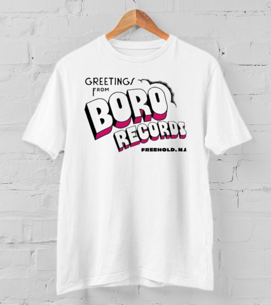 Greetings From Boro Records Freehold NJ T-Shirt