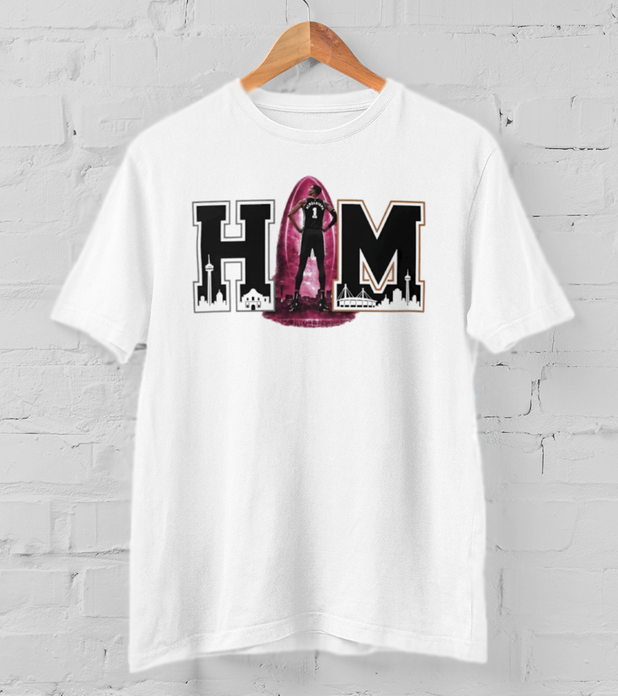 HIM Victor Wembanyama San Antonio Basketball Alien Portal T-Shirt