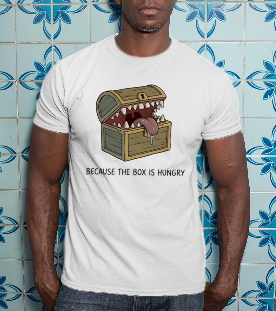 Mimic Chest Monster Because The Box Is Hungry Dungeons And Dragons Fantasy Gaming Creature T-Shirt