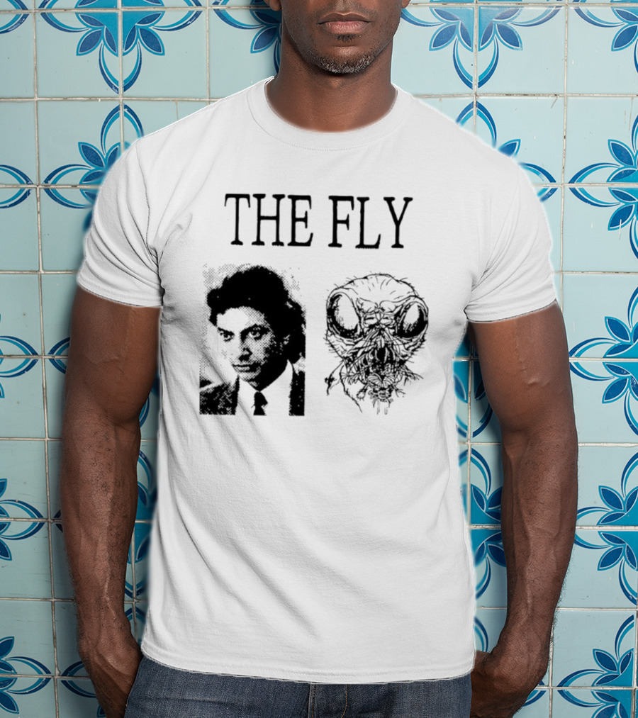 The Fly Jeff Goldblum 1986 Horror Movie Iconic Transformation T-Shirt