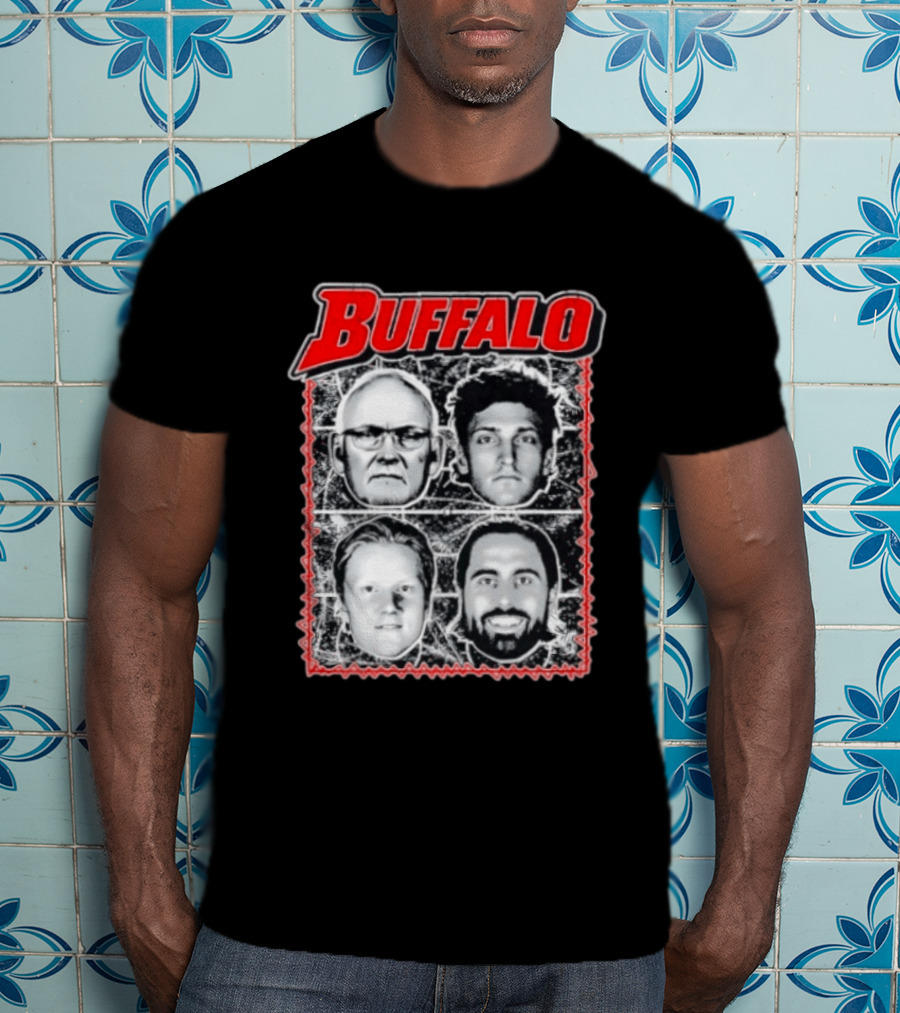 Buffalo Sabres Buffalo Wagons Tour Faces T-Shirt