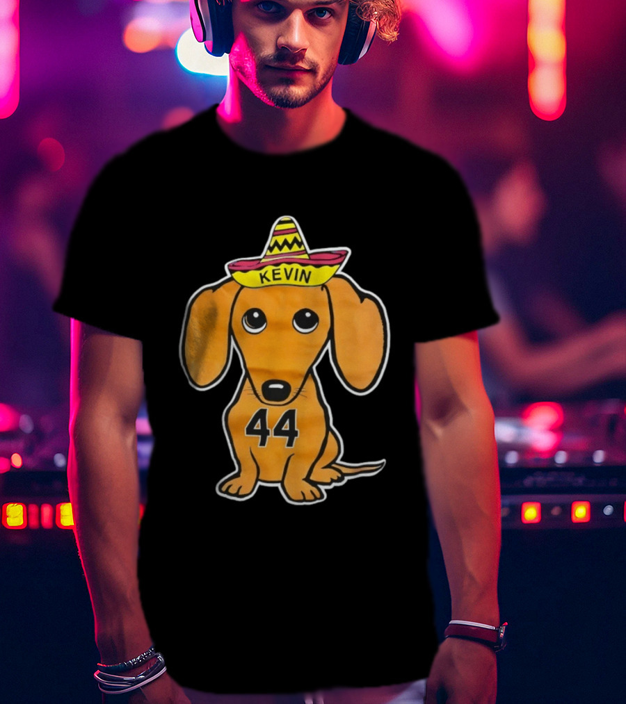 Cinco De Mayo Wiener Dog Kevin Sombrero 44 T-Shirt