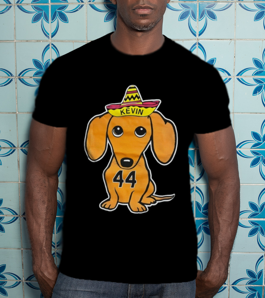 Cinco De Mayo Wiener Dog Kevin Sombrero 44 T-Shirt