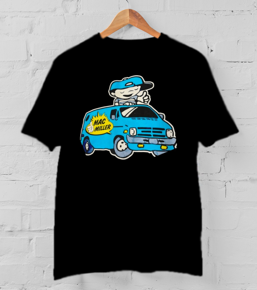 Mac Miller Under The Influence Of Music Cartoon Van T-Shirt
