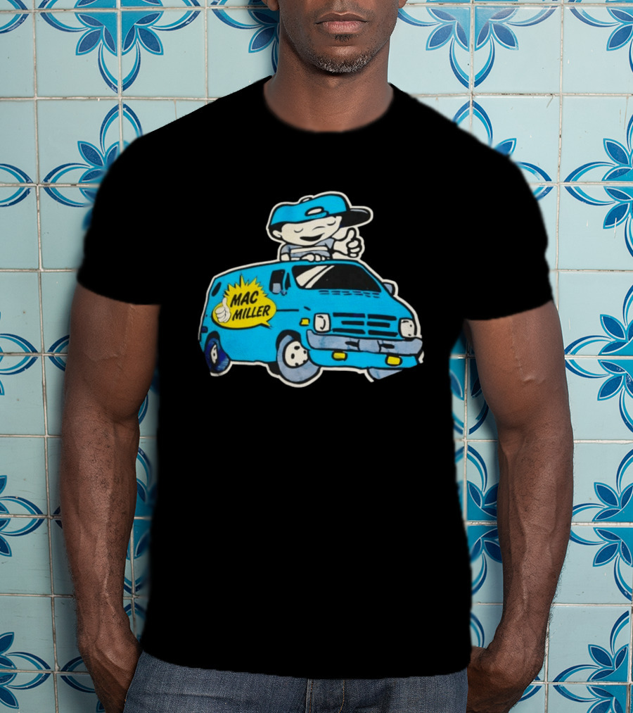 Mac Miller Under The Influence Of Music Cartoon Van T-Shirt