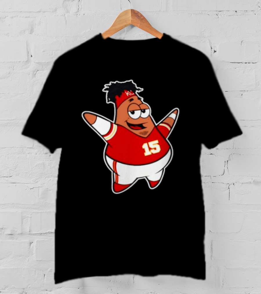 Patrick Star Mahomes 15 Kansas City Chiefs T-Shirt