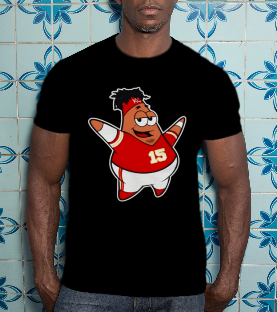 Patrick Star Mahomes 15 Kansas City Chiefs T-Shirt