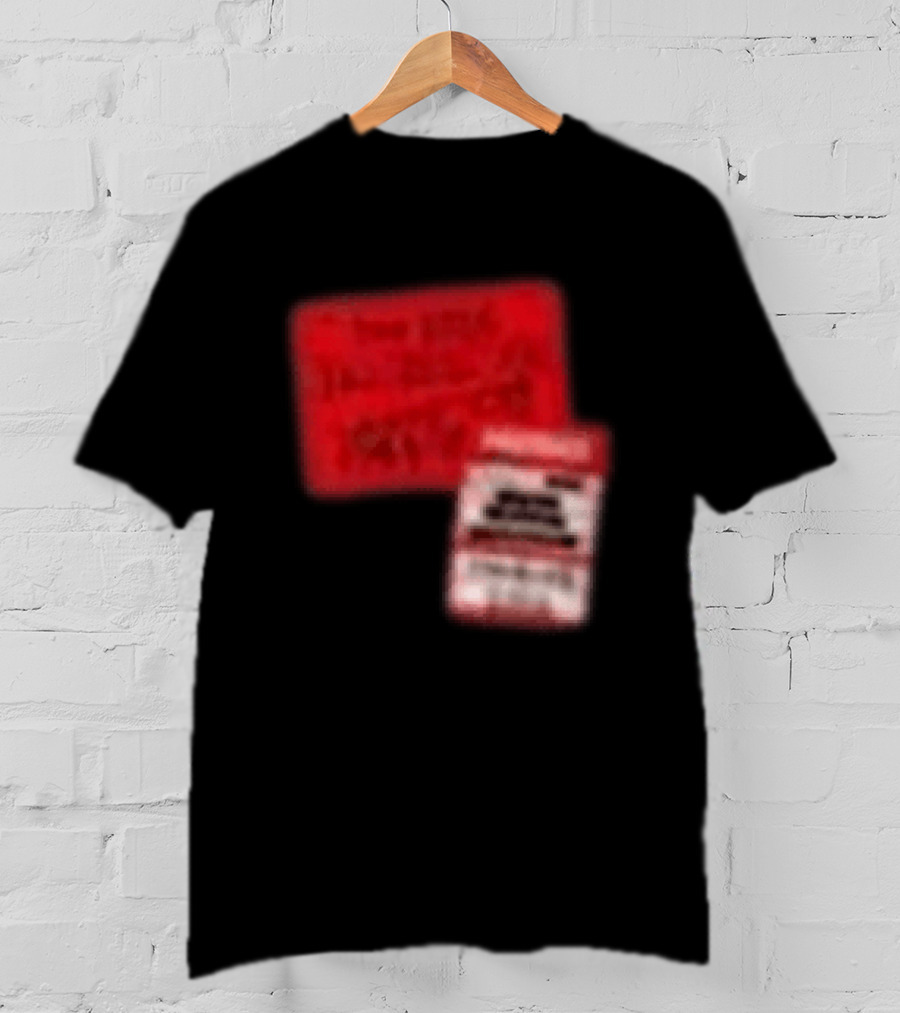Revealed Clothing Hardwell Sticker Tour 2026 Red Visions T-Shirt