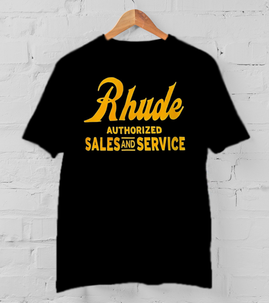Rhude Authorized Sales And Service T-Shirt