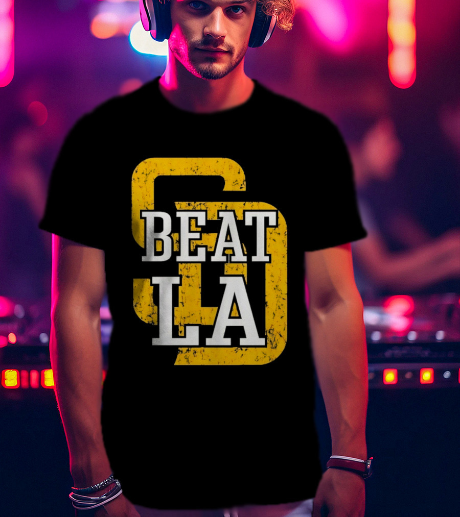 San Diego Padres Beat LA Dodgers Victory T-Shirt