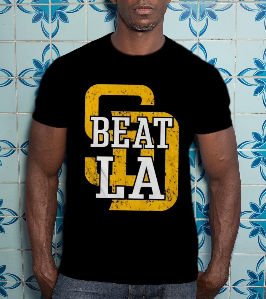 San Diego Padres Beat LA Dodgers Victory T-Shirt
