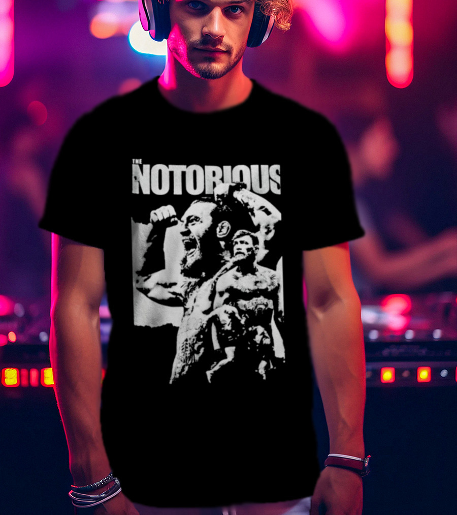 Notorious Conor McGregor UFC Fighter Fist Iconic Stance T-Shirt