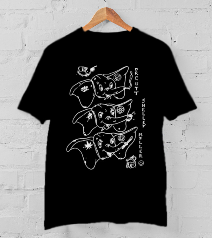 Three Elephants Orcutt Shelley Miller T-Shirt