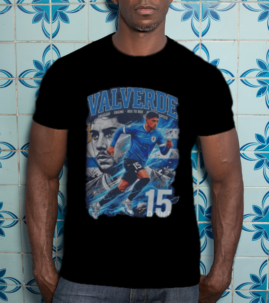 Valverde Uruguay Engine Box To Box Speed 15 T-Shirt